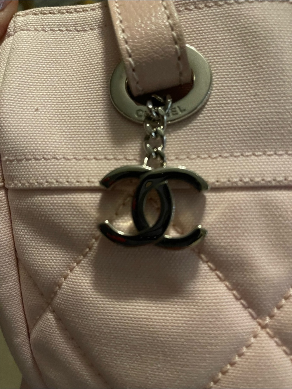 Chanel Women's Quilted Pink Tote Bag - Lightweight Everyday Carry - Picture 7 of 12